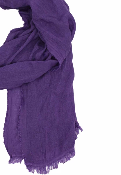 Leslii Schal Uni Viskose Bambus Natur-Schal lila Schal einfarbig nachhaltig Bamboo Lavendel Tägliche Deals