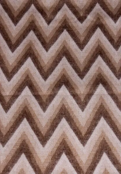 -50% SALE Leslii Schal Zickzack-Muster gemusterter Fransen-Schal Muster-Schal in Braun Beige Sonderangebot der Fabrik