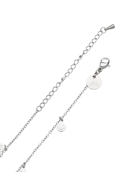 Leslii Fußkettchen Smiley aus Edelstahl Sonderangebot