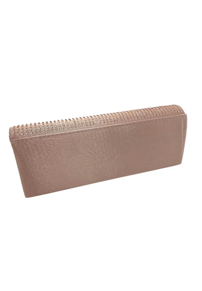 Leslii Clutch Handtasche Glitzer Steinchen in Nude Günstig kaufen