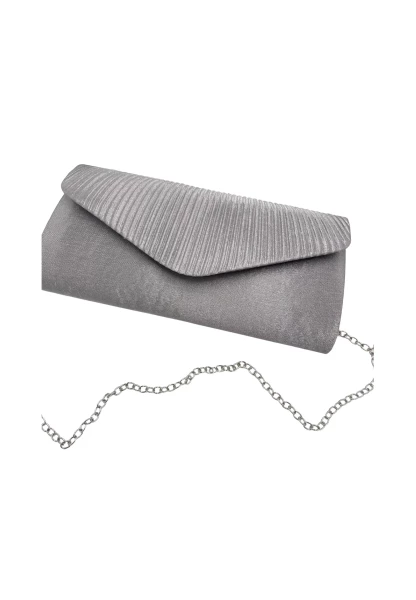 Leslii Clutch Handtasche Schimmer in Grau Saisonschlussverkauf