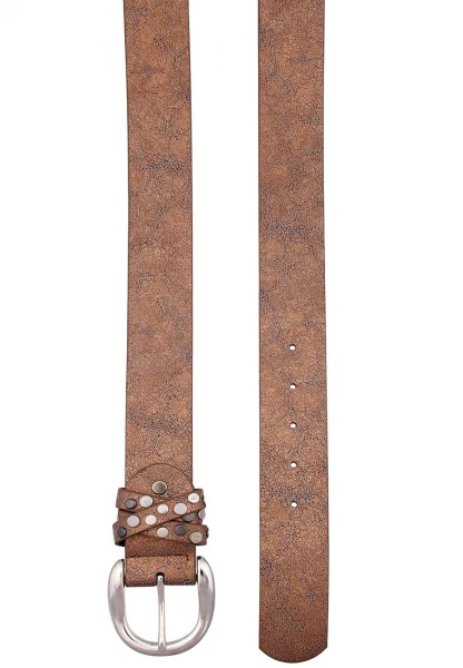 -50% SALE Leslii Damen-Gürtel Single Rivet Polyurethan Breite 3,8cm 500510614 Blitzangebot