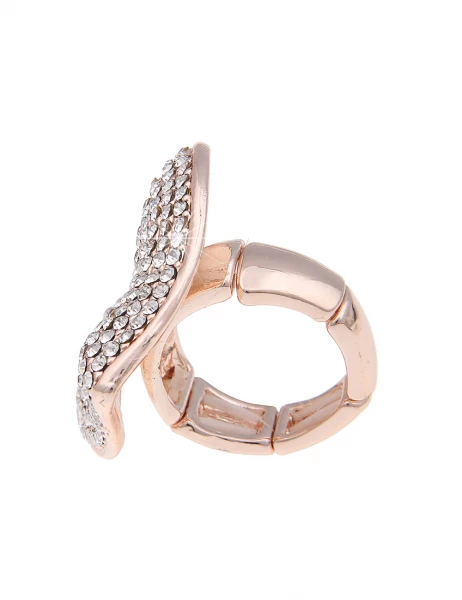 Leslii Sale Ring Statement Herz Strass - 21/rose gold Bis zu 50% Rabatt