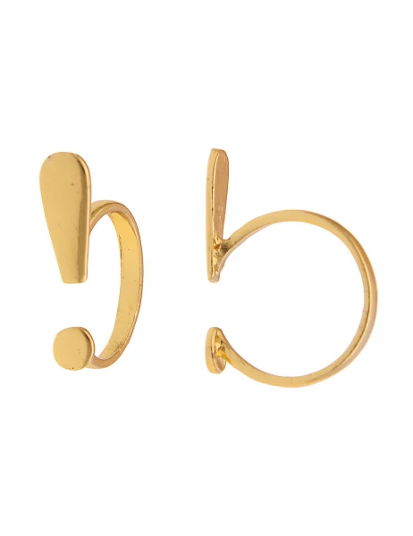 -50% SALE Leslii Damenring Simple Look aus Metalllegierung Größe 17mm 18mm oder 19mm in Gold Online