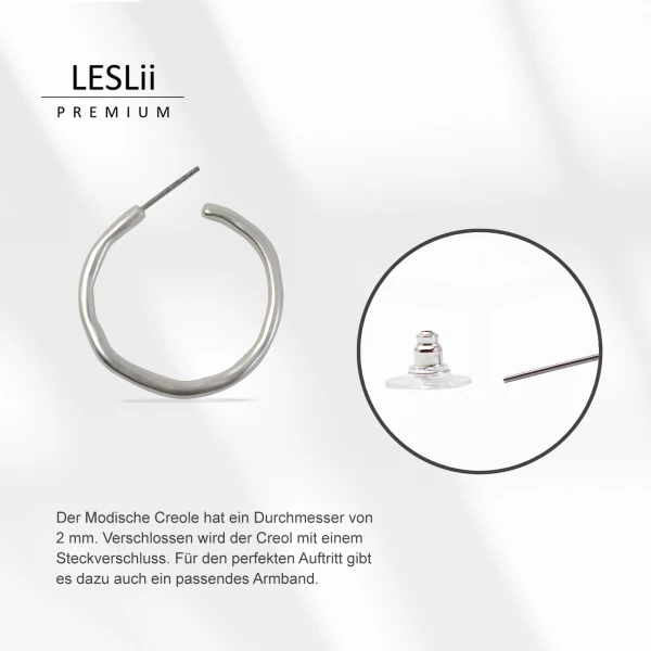 Leslii Ohrring - 01/silber Muttertagsangebot
