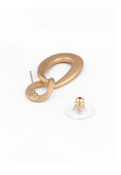 Leslii Damen-Ohrringe mit ovalem Anhänger und Steinchen Modeschmuck-Ohrringe Braun Blau Gold Zeitbegrenzte Promotion