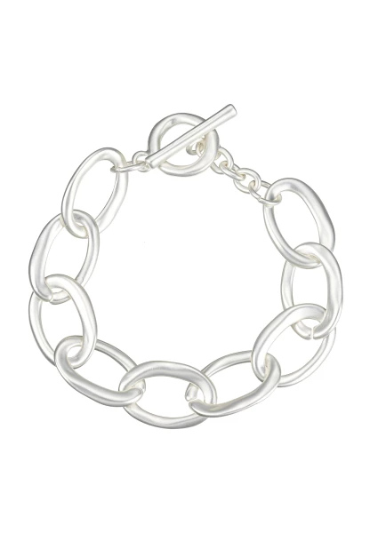 Leslii Armband Statement Glieder Silber Rabatt