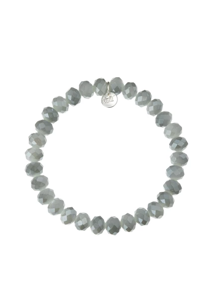 Leslii Damen-Armband Karin Kristall Glasperlen Blau Sonderangebote