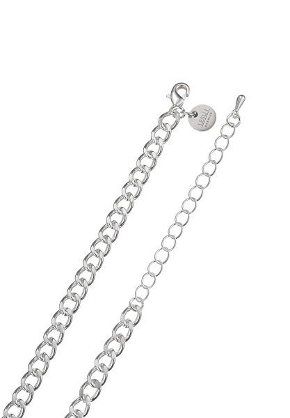 Leslii kurze Halskette Silberglieder Sterling Silber Glaskristalle Online