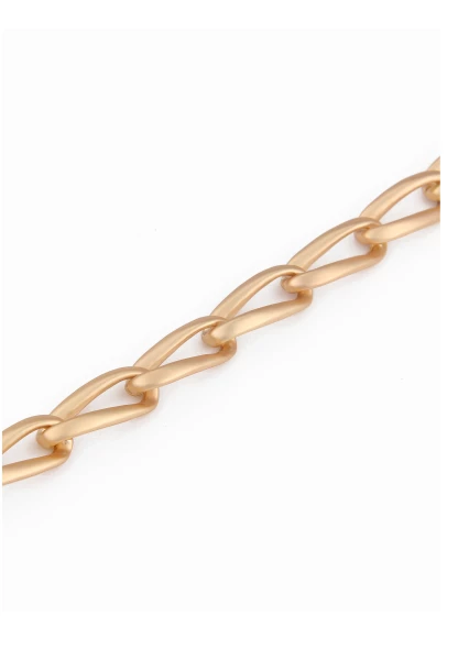 Leslii Kurze Halskette Statement Glieder Gold im Angebot