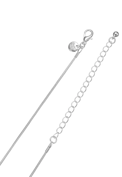 Leslii lange Halskette Spiraldrop | Silber Kostenloser Versand