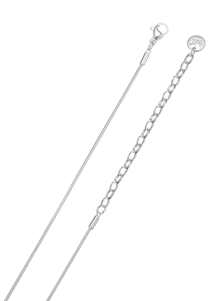 Leslii kurze Schlangenkette Strassoval | Silber Limitierter Zeitrabatt