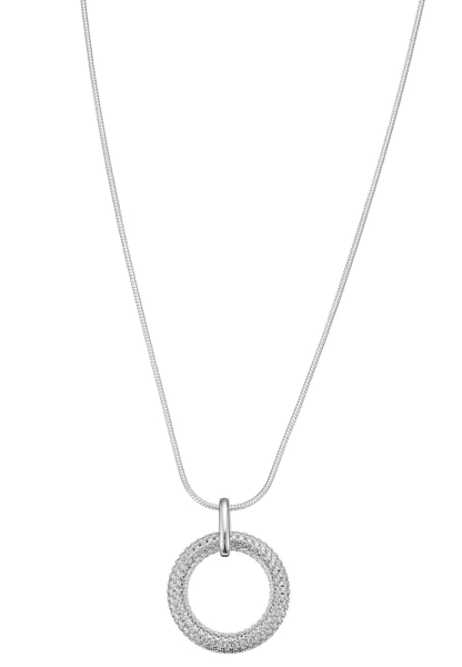 Leslii kurze Schlangenkette Strasskreis | Silber Fabrik Onlineshop