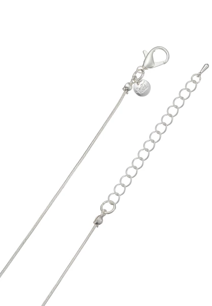 Leslii lange Schlangenkette Stone | Silber Fabrikpreis