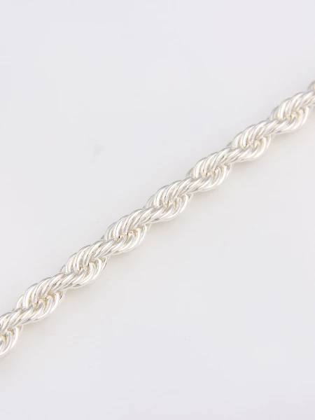 Leslii Kurze Kette Swirl Silber Begrenztes Angebot