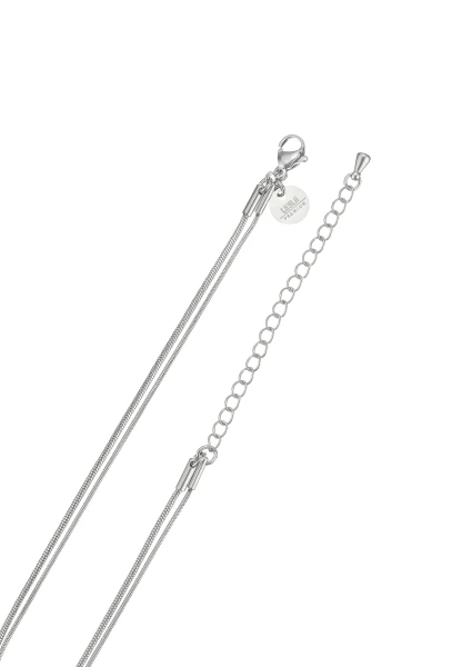 Leslii Kurze Kette Layering Naturstein Silber Muttertagsangebot