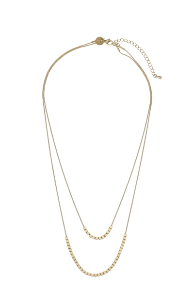 Leslii Kurze Kette Layering Würfel Gold Valentinstagsangebot