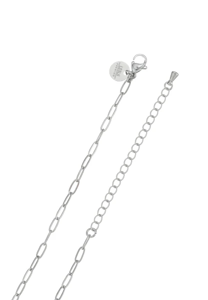 Leslii Kurze Kette Herz echte Perlen Silber Lagerräumung