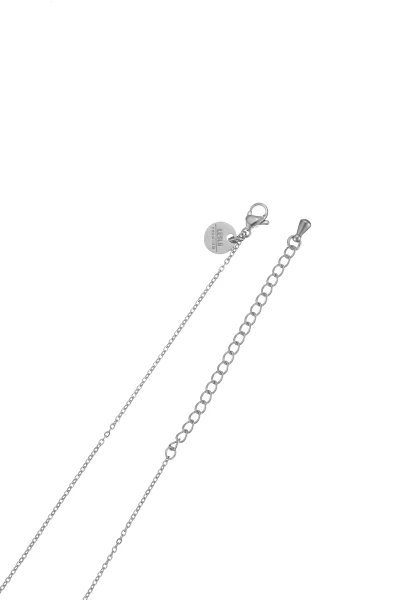 Leslii Kurze Halskette Strass Kreuz Edelstahl Silber Blitzangebot