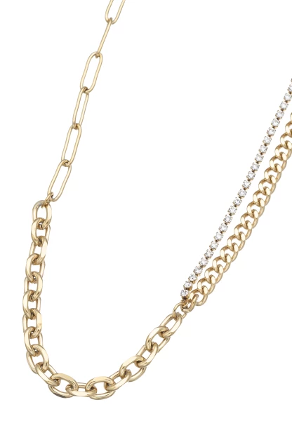 Leslii Kurze Halskette Glitzer Panzer-Kette Gold VIP-Rabatte