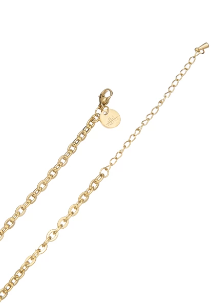 Leslii Kurze Layering-Kette Herz Gold Super Sparpreis