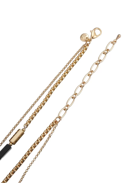 Leslii Kurze Halskette Layering Steine Gold Letzte 2 Tage
