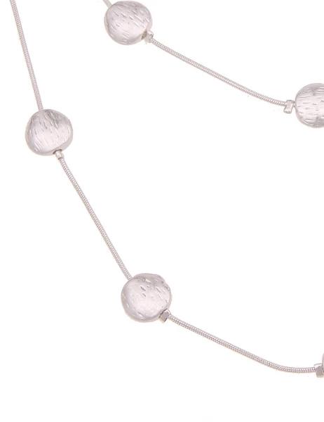 -50% SALE Leslii Kurze Halskette Muster Rund in Silber Bis zu 60% Rabatt