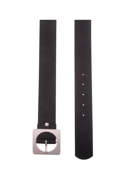 -50% SALE! Leslii Damen-Gürtel Square schwarzer Gürtel Breite 4cm in Schwarz Kostenloser Versand international