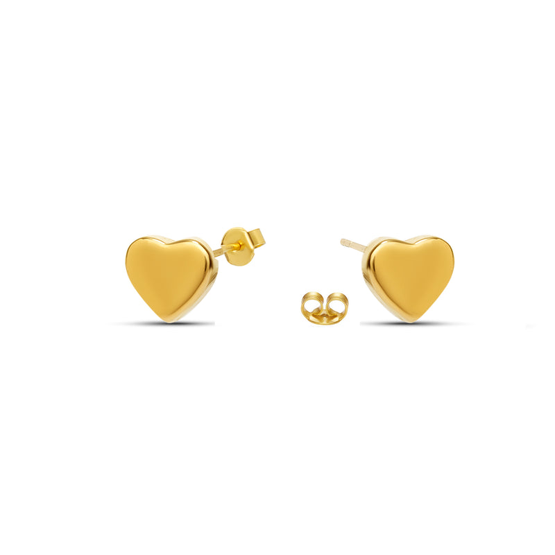 Mosuo Jewellery Herz Gold Ohrringe - Vermeil Blitzangebot