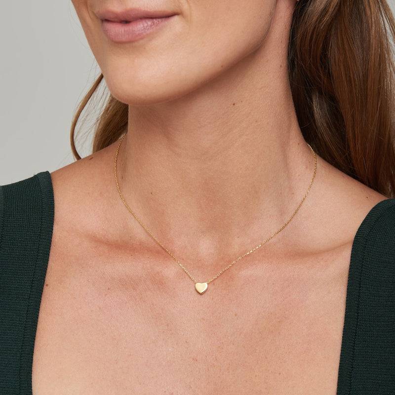 Mosuo Jewellery Herz Gold Halskette - Vermeil Neuheiten
