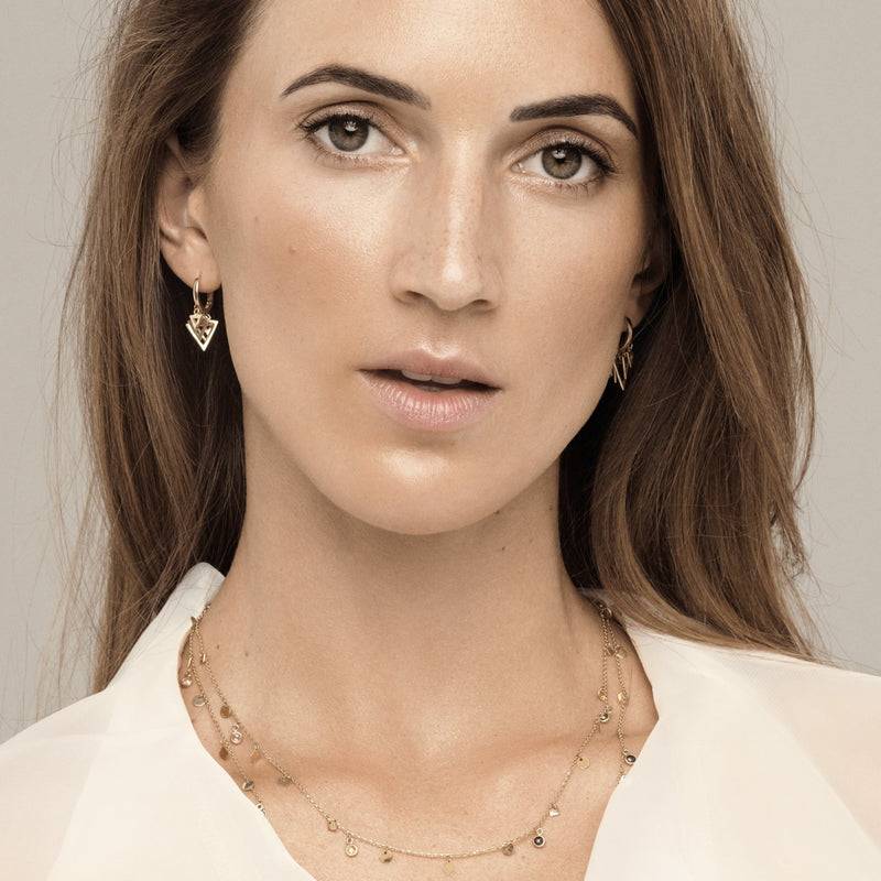 Mosuo Jewellery Dreieck Charm Creolen Riesige Ersparnisse