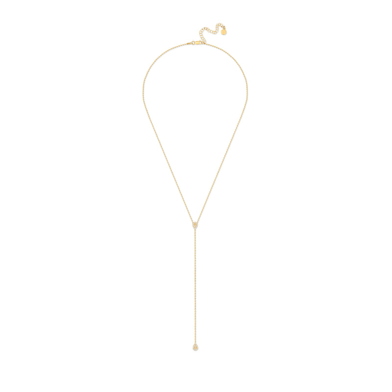 Mosuo Jewellery Teardrop Lariat Halskette - Vermeil Begrenzte Freigabe