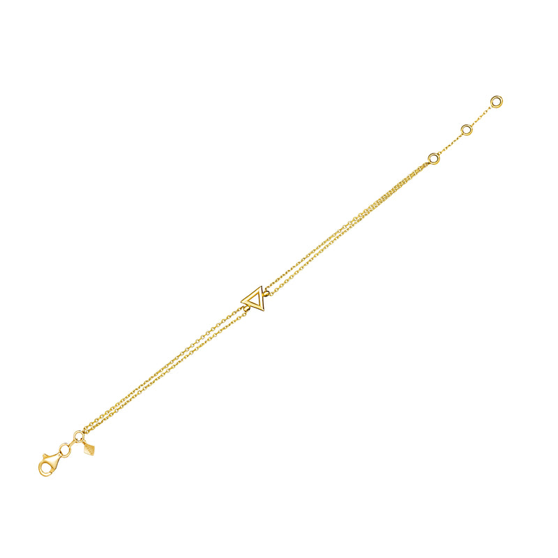 Mosuo Jewellery Dreieck Gold Armband Sonderangebot der Fabrik