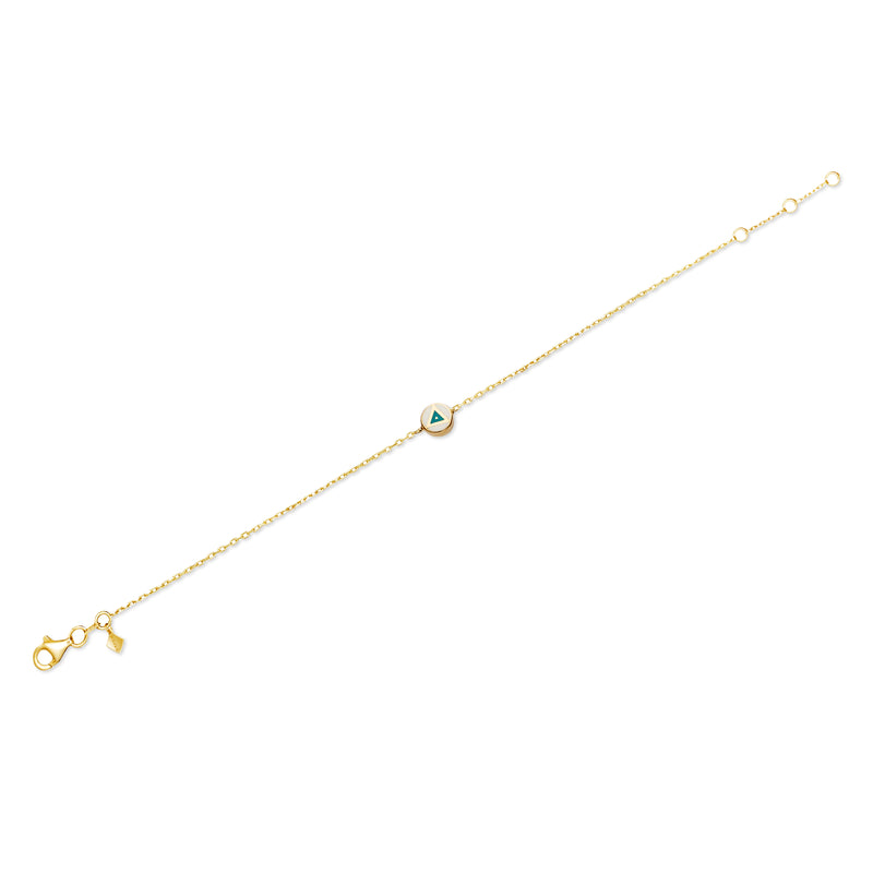 Mosuo Jewellery Emaille Dreieck Armband Vierteljährliche Förderung