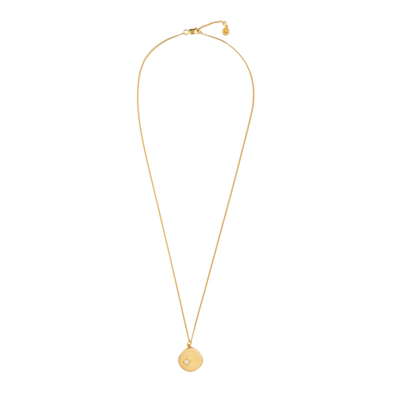Mosuo Jewellery Geburtsstein Halskette Oktober - Vermeil & Opal Speichern exportieren