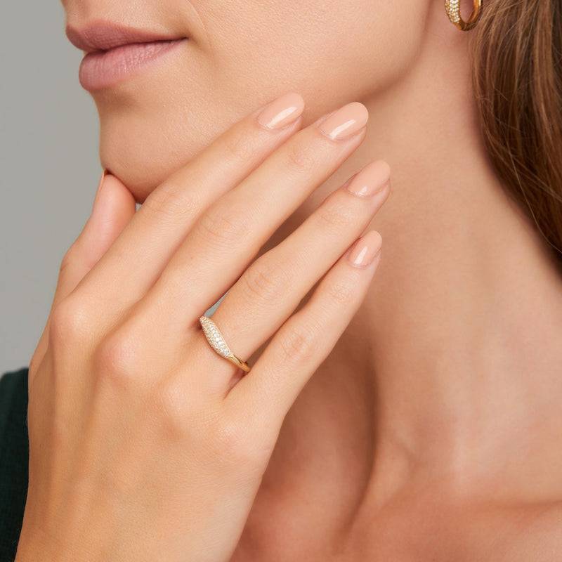 Mosuo Jewellery Athena Topas Ring - Vermeil 50% Rabatt für begrenzte Zeit