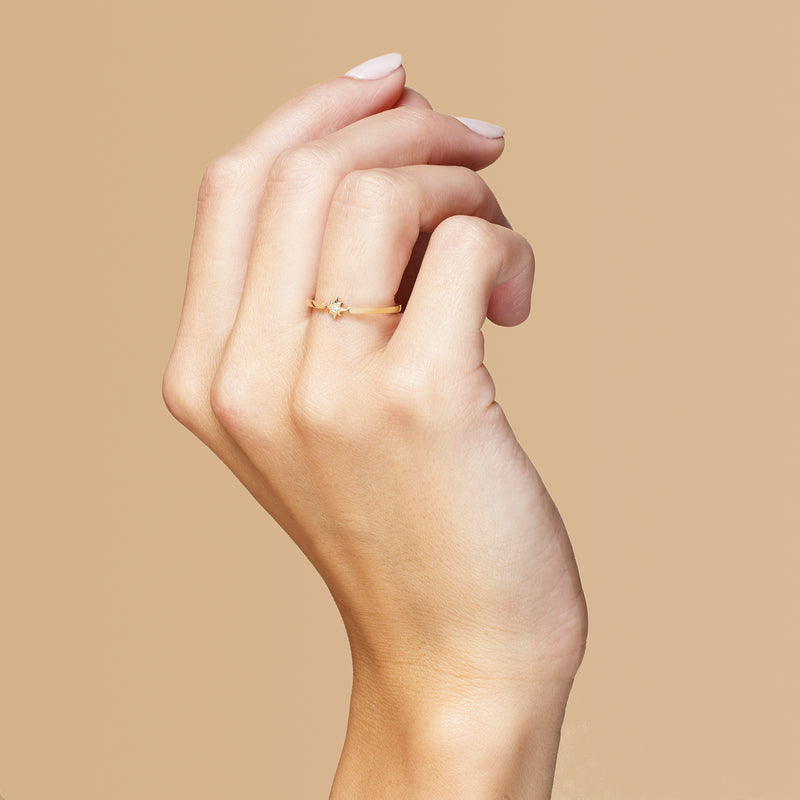 Mosuo Jewellery Diamant Nordstern Ring Rabatte dieses Monats