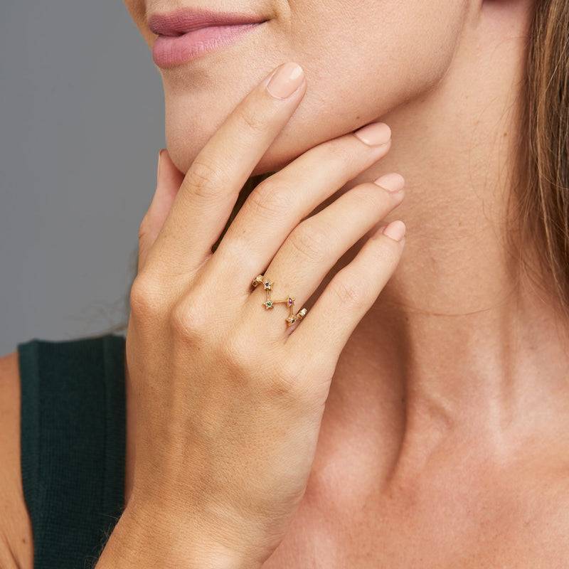 Mosuo Jewellery Regenbogen Stern Ring Online