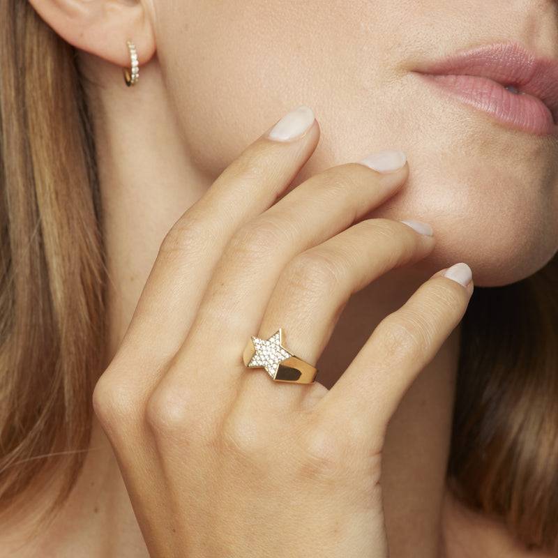 Mosuo Jewellery Diamant Stern Ring Hotsell
