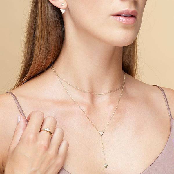 Mosuo Jewellery Pfeil Rosé Ring im Angebot
