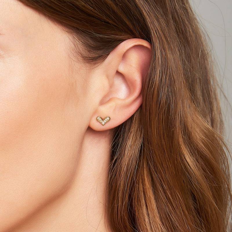 Mosuo Jewellery Diamant Herz Ohrringe Meist gekauft