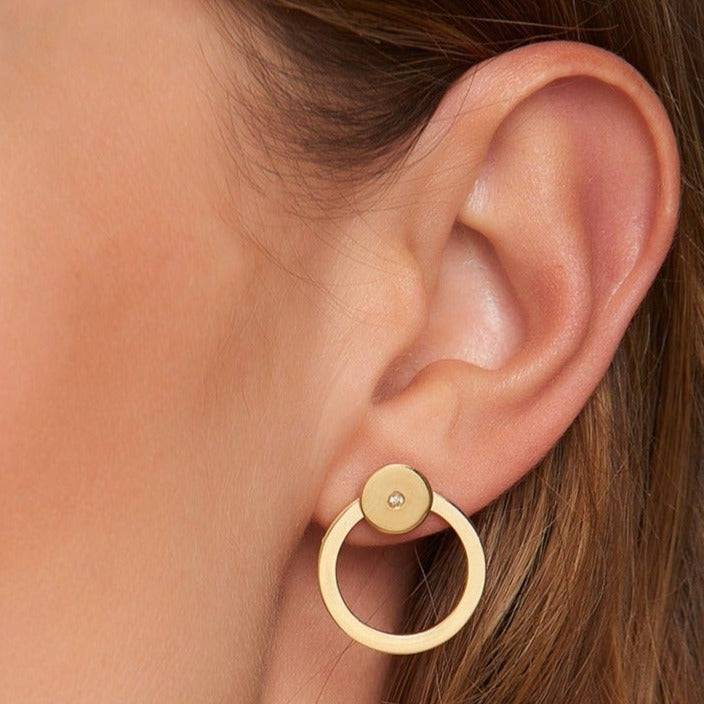 Mosuo Jewellery Brilliant Ohrstecker mit Creole Günstig kaufen