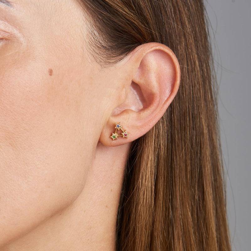 Mosuo Jewellery Regenbogen Stern Ohrstecker Flash Sale