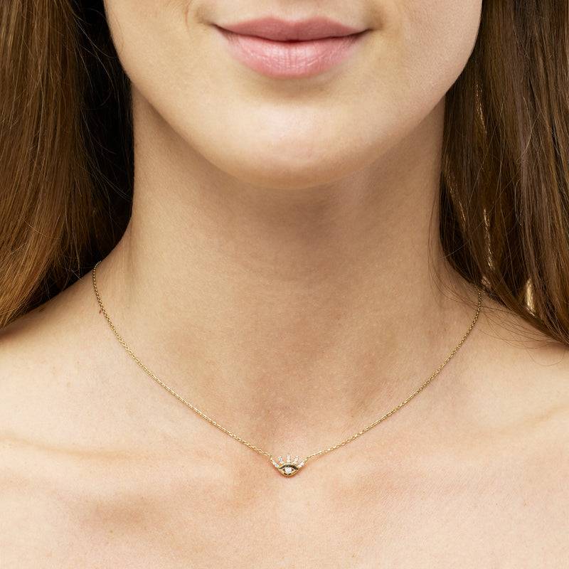 Mosuo Jewellery Evil Eye Diamant Halskette VIP-Rabatte