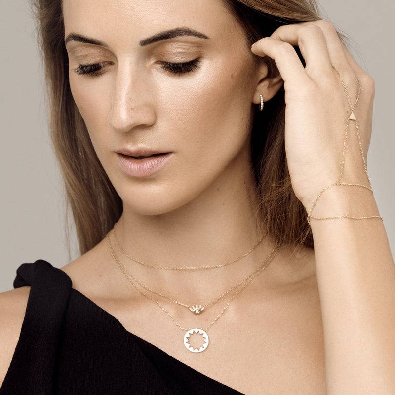 Mosuo Jewellery Evil Eye Diamant Halskette VIP-Rabatte