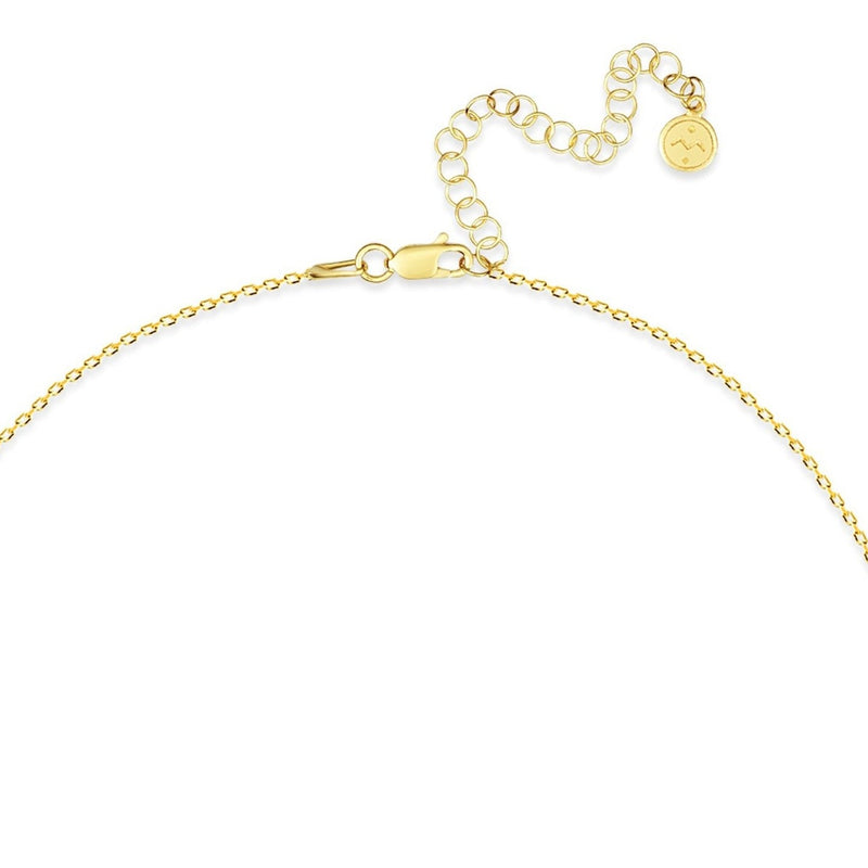 Mosuo Jewellery Diamant Buchstaben Halskette “D” - Vermeil JETZT KAUFEN