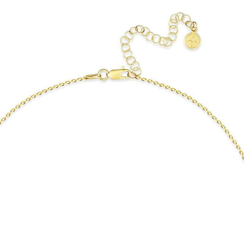 Mosuo Jewellery Diamant Buchstaben Halskette “G” - Vermeil Letzter Tag