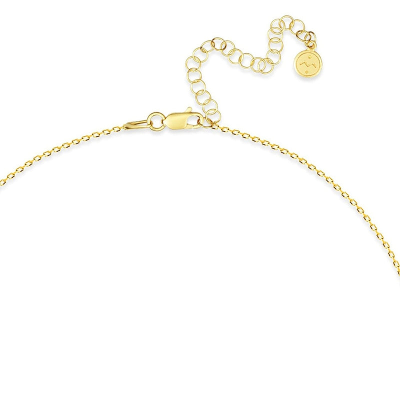 Mosuo Jewellery Diamant Buchstaben Halskette “I” - Vermeil Bis zu 50% Rabatt
