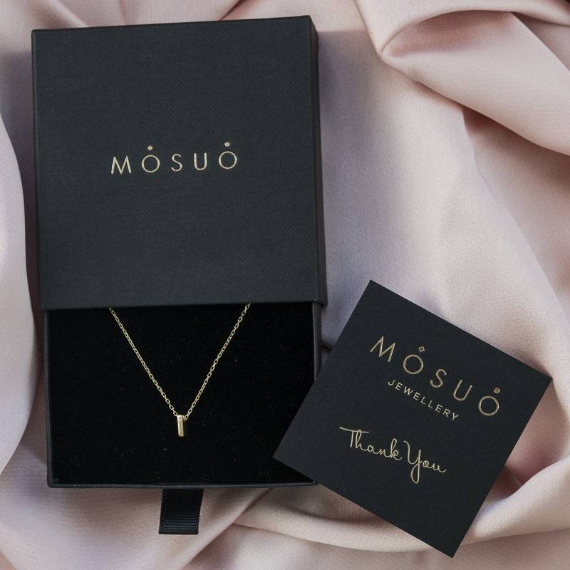 Mosuo Jewellery Diamant Buchstaben Halskette “I” - Vermeil Bis zu 50% Rabatt