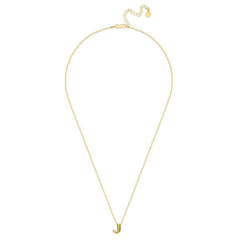 Mosuo Jewellery Diamant Buchstaben Halskette “J” - Vermeil Bis zu 60% Rabatt